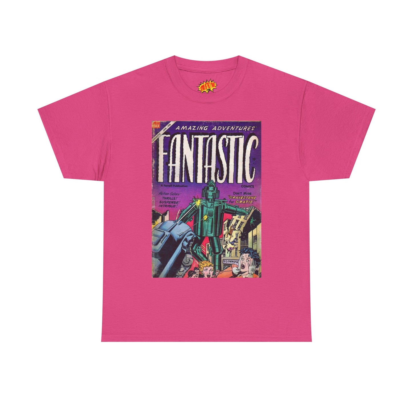 Fantastic January - February Comic Tee Shirt *Multiple Colors*