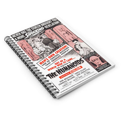 The Creation of the Humanoids - Vintage Movie Poster Notebook