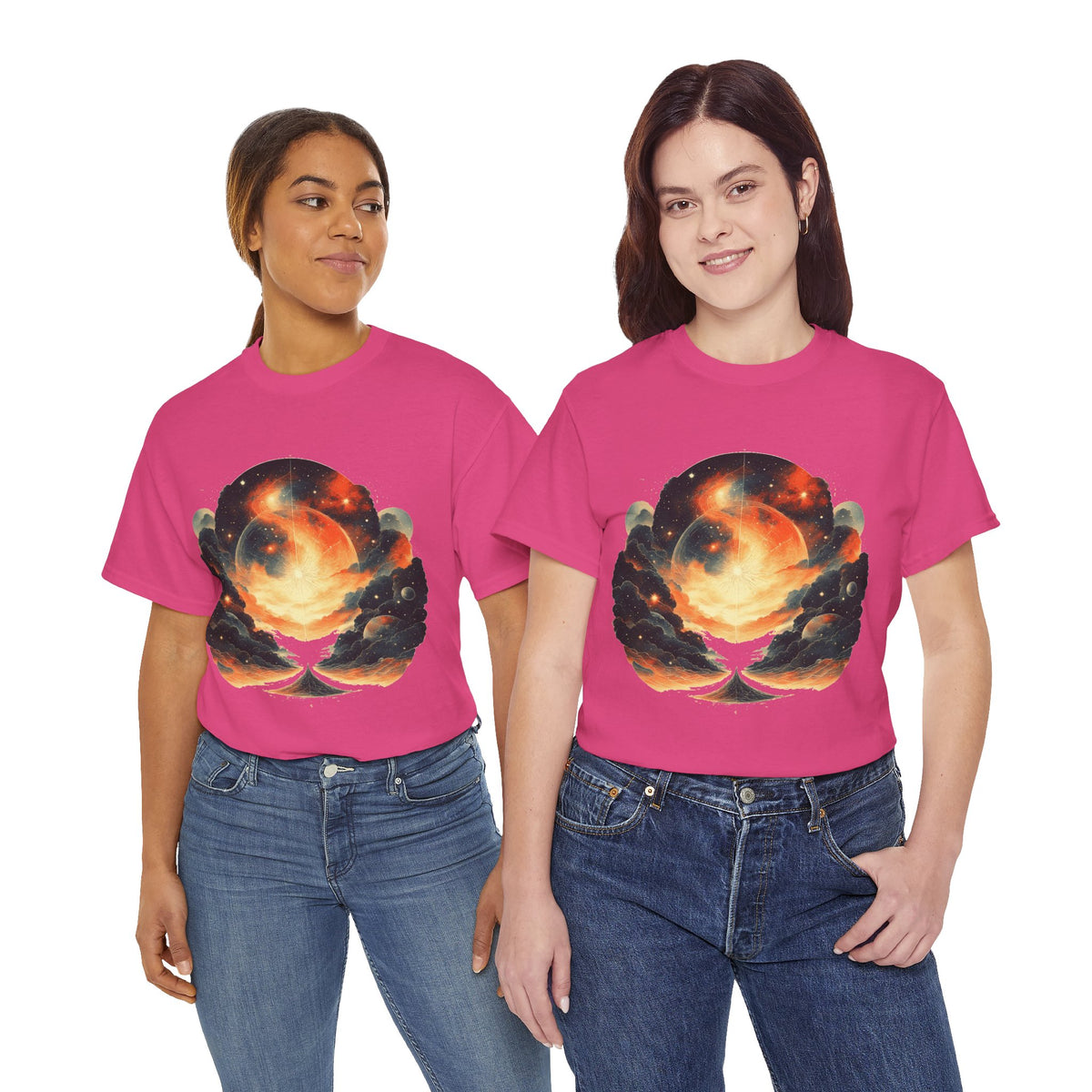Moonscape w/Clouds Graphic Tee Shirt