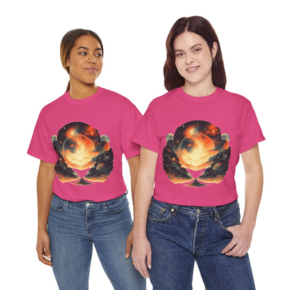 Moonscape w/Clouds Graphic Tee Shirt