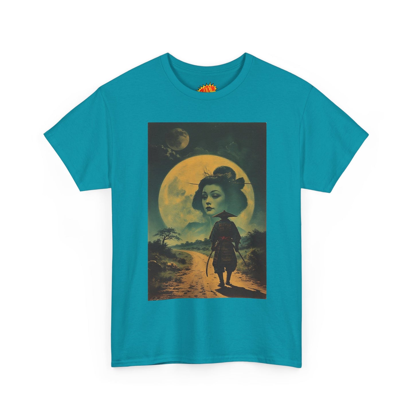 Samurai w/Double Moon Woman T-Shirt *Multiple Colors*
