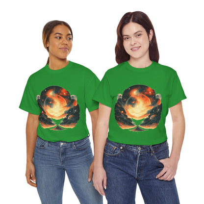 Moonscape w/Clouds Graphic Tee Shirt