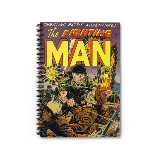 The Fighting Man September Comic Book Cover Notebook