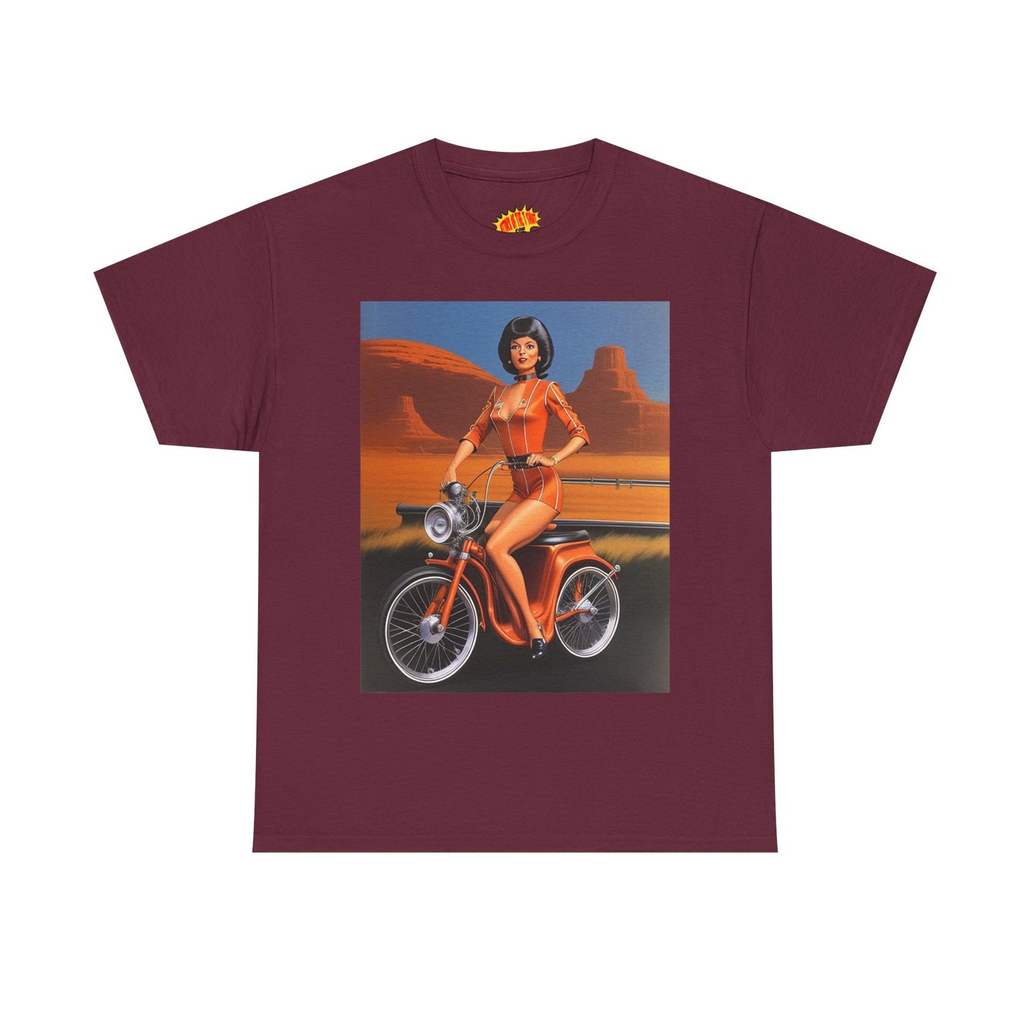 Retro Scooter Lady T-Shirt *Multiple Colors*