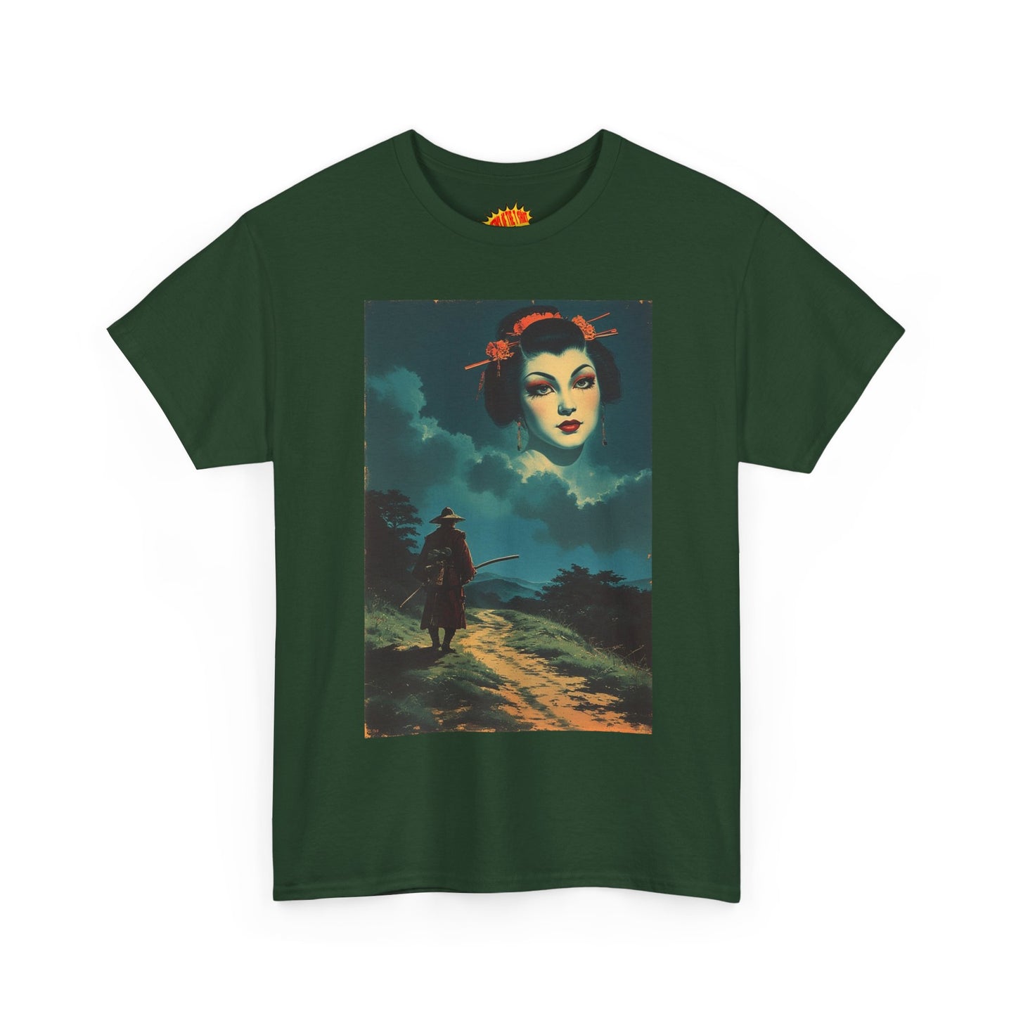Walking Samurai w/Cloud Woman T-Shirt *Multiple Colors*