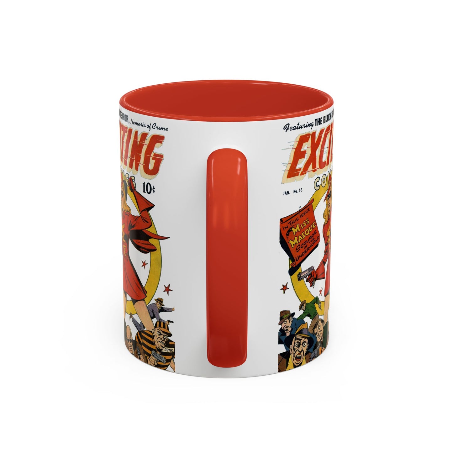 Exciting Comics #53 feat. Miss Masque Coffee Mug, - 11oz