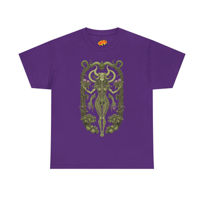 Dryad Flower Succubus Heavy Cotton Forest Dweller Tee Shirt