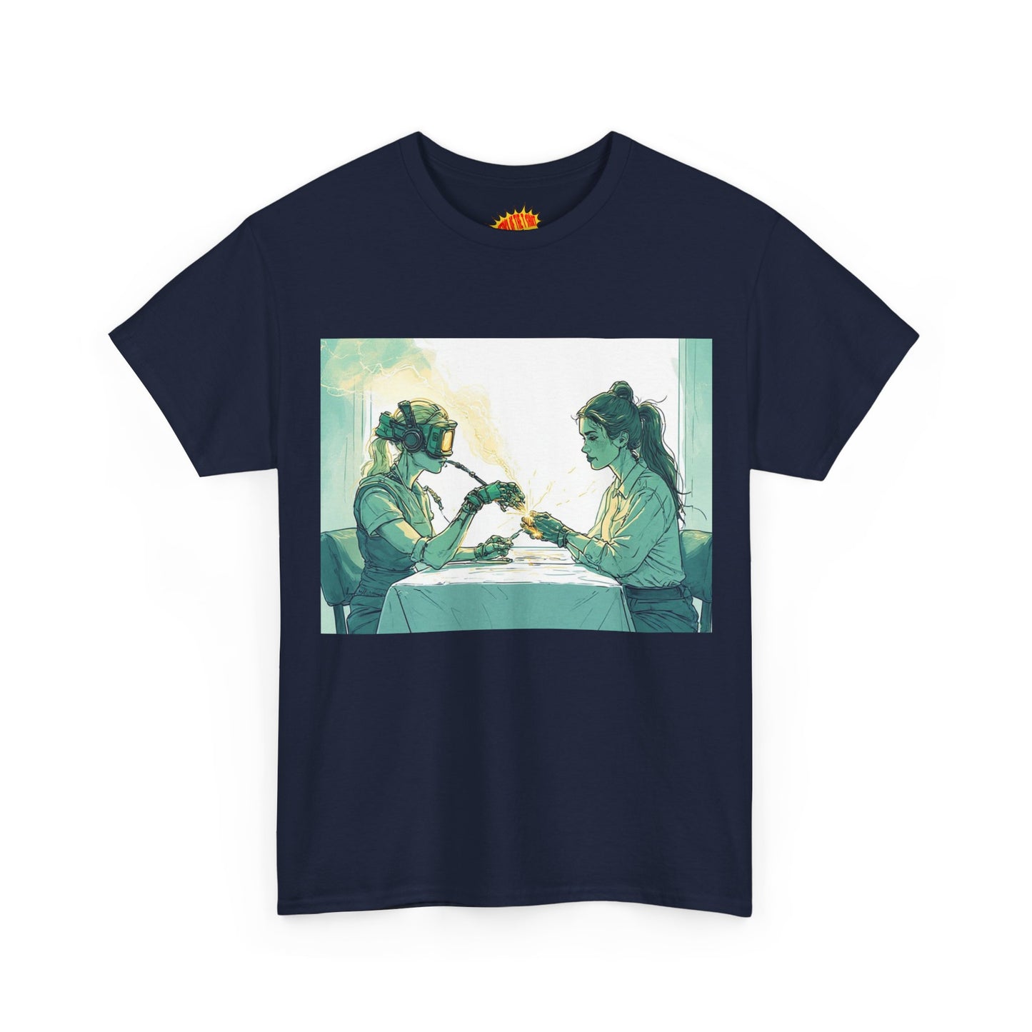 Robot Hands Manicure Scene T-Shirt *Multiple Colors*