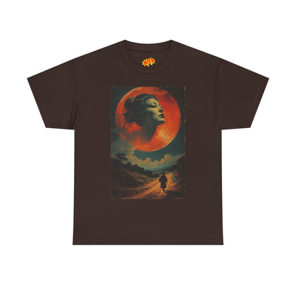 Traveller w/Blood Moon Cloud Woman T-Shirt