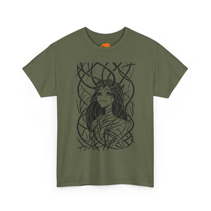 Thorny Vine Dryad Woman Fantasy Nature T-Shirt