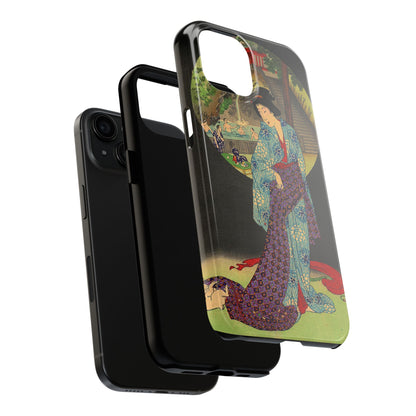 Oji Waterfall by Toyohara Chikanobu, 1890 iPhone Case *Many Sizes Available*