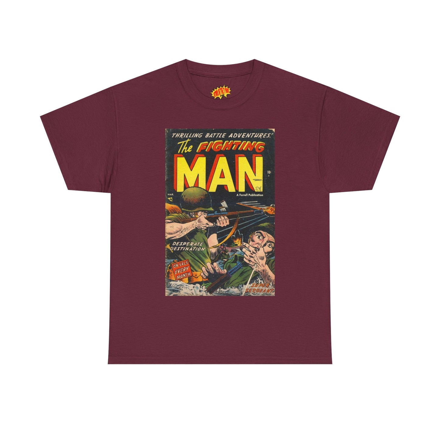 The Fighting Man March Comic Tee Shirt *Multiple Colors*
