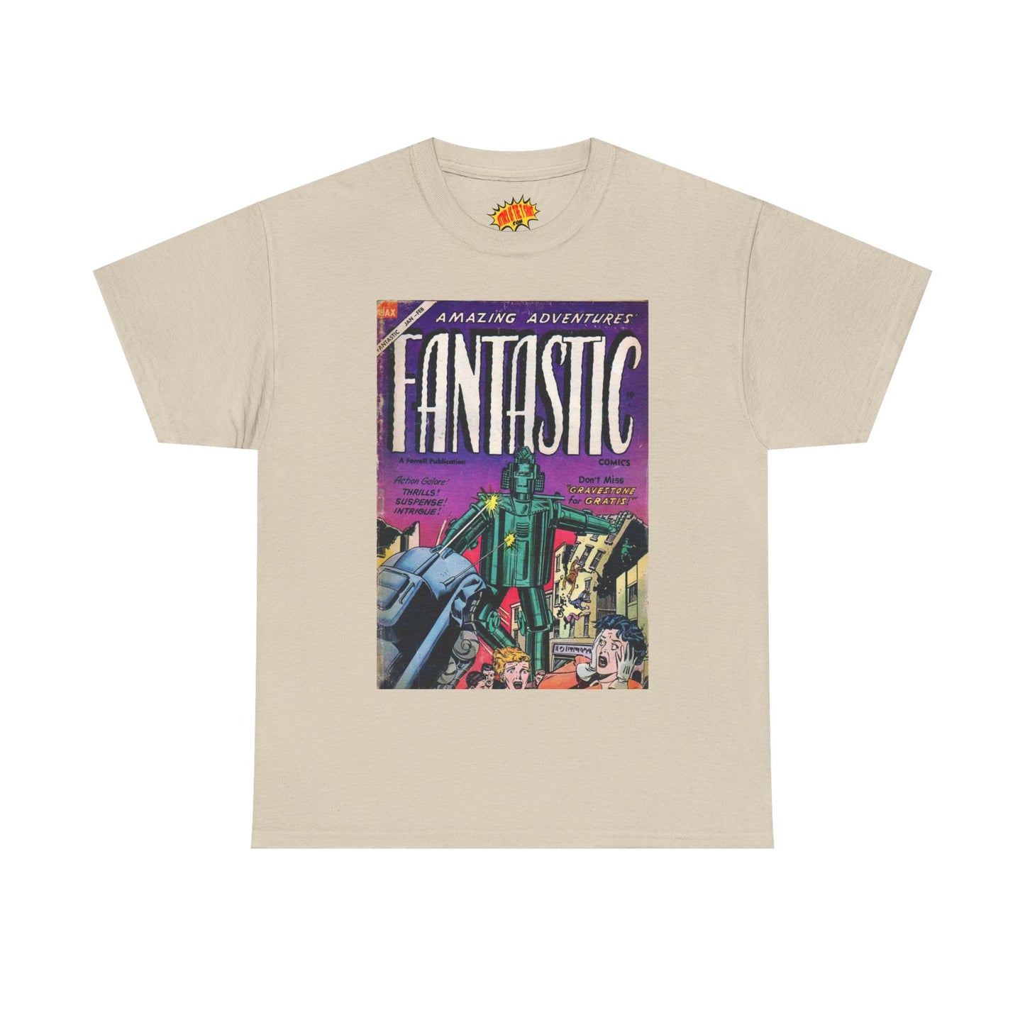 Fantastic January - February Comic Tee Shirt *Multiple Colors*