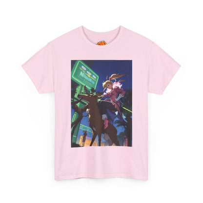 Anime Girl Deer Rider T-Shirt