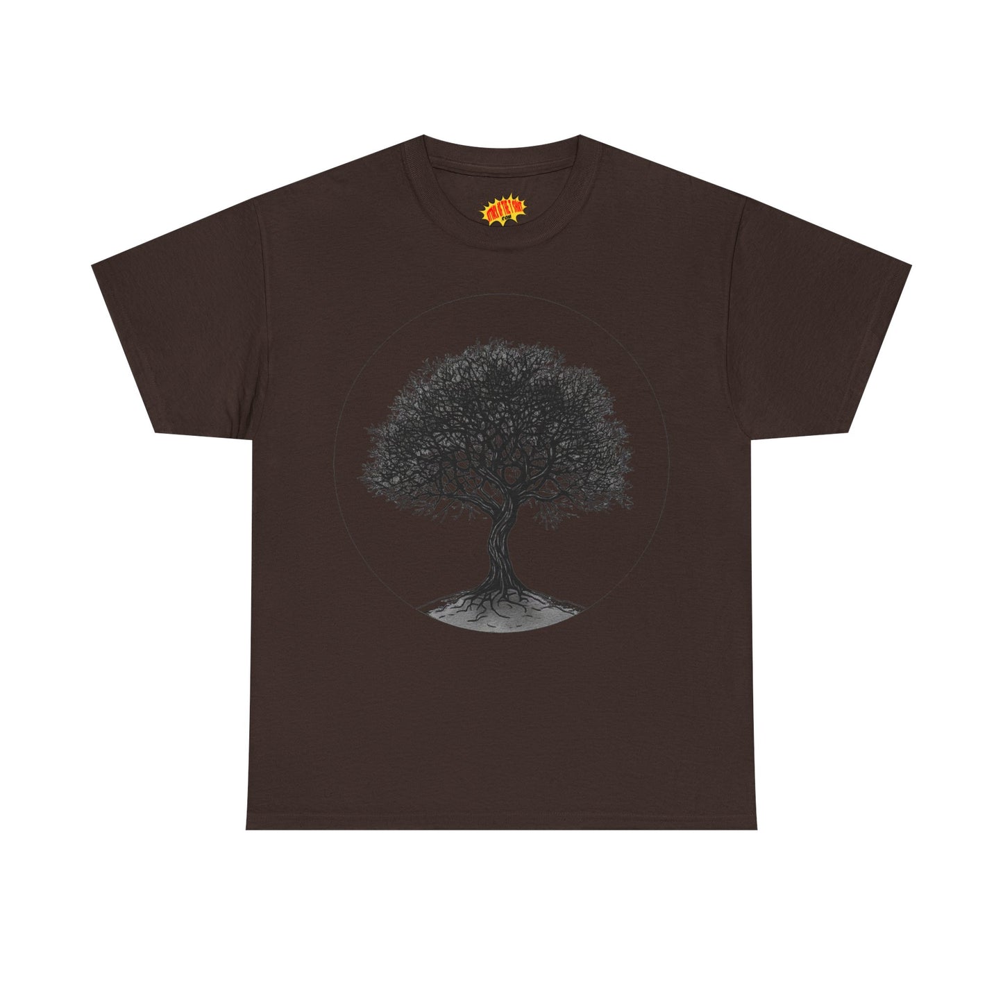 Circle Tree Sketch Drawing Graphic Art Tee Shirt *Multiple Colors*