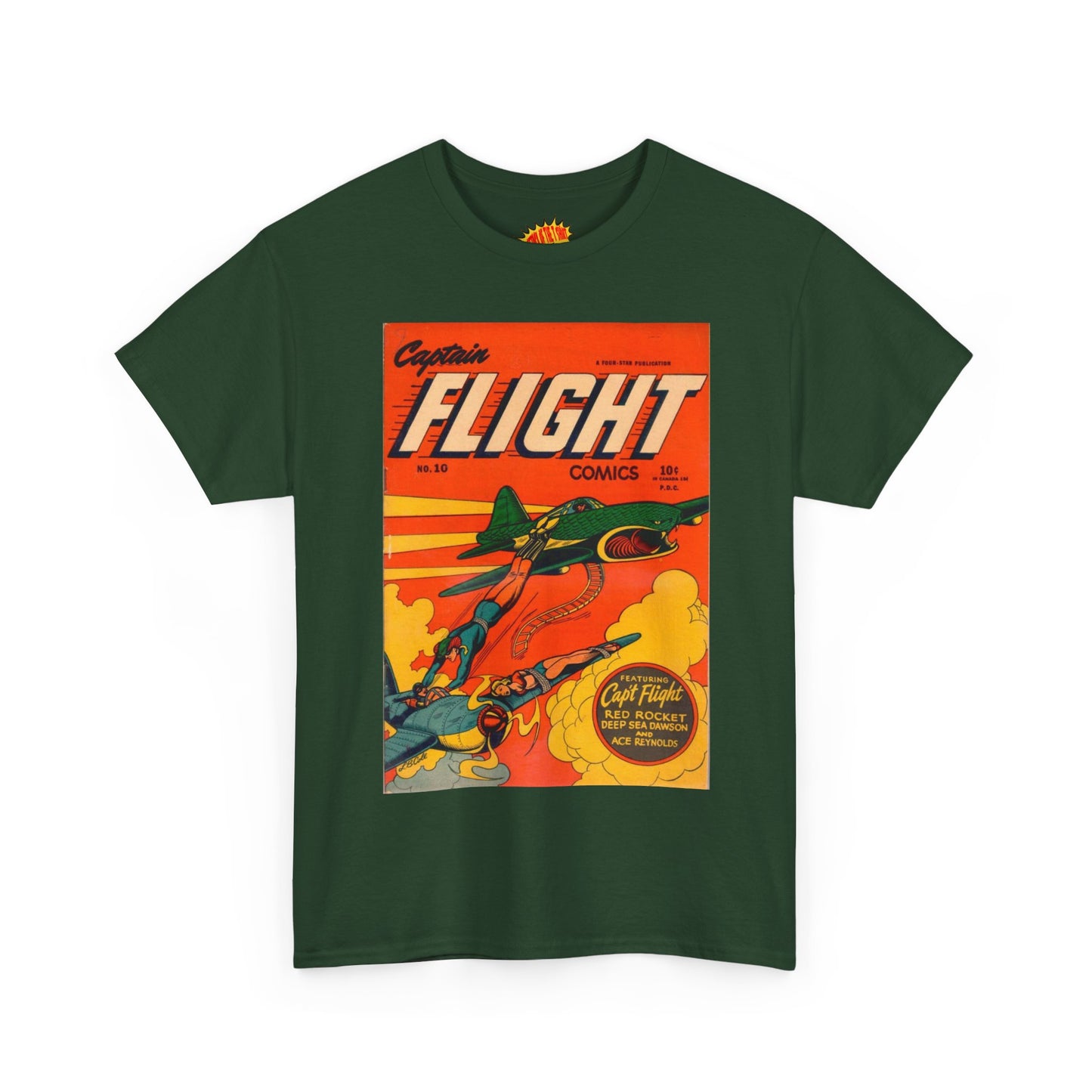 Captain Flight No. 10 Comic Tee Shirt *Multiple Colors*