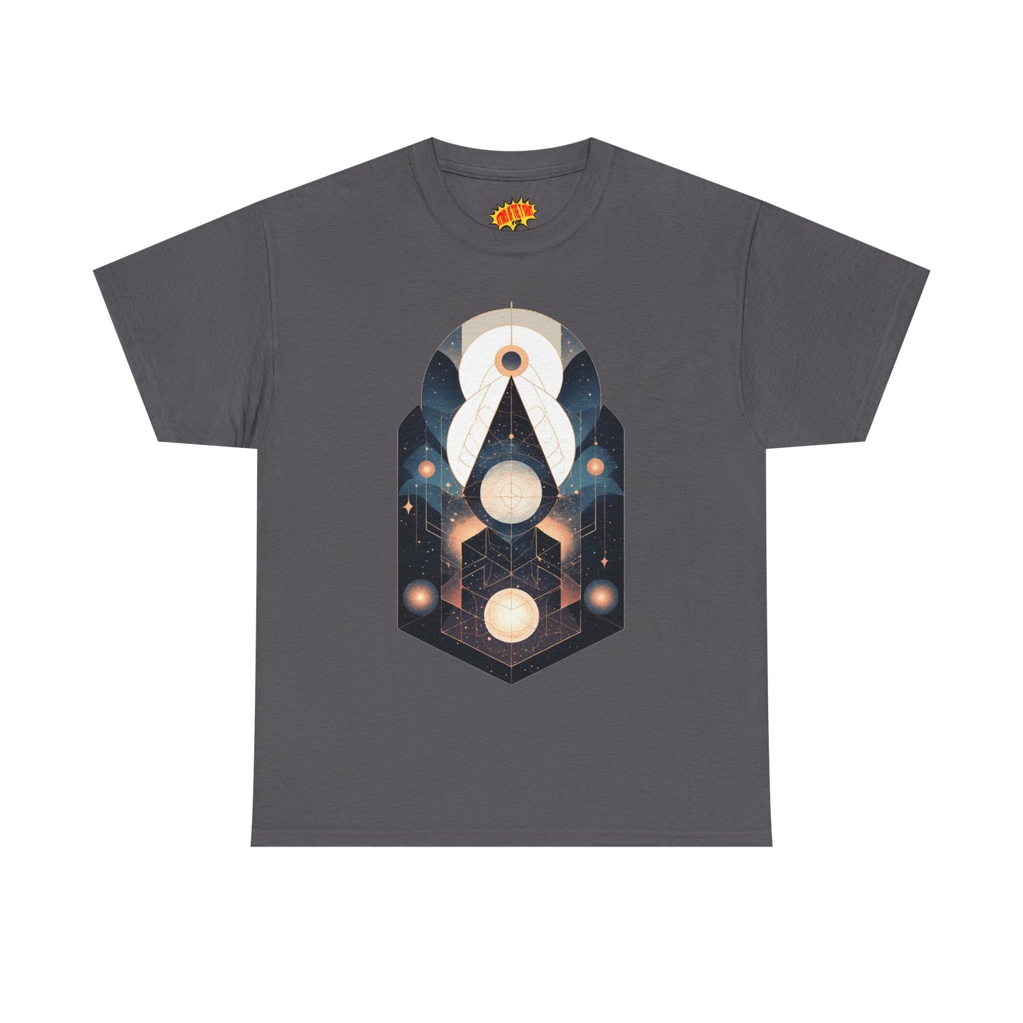 Geometric Space Art Pattern Graphic Tee Shirt *Multiple Colors*