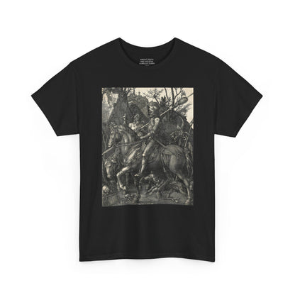 Knight. Death and the Devil - Albrecht Durer. Heavy Cotton Tee Many Colors/Sizes
