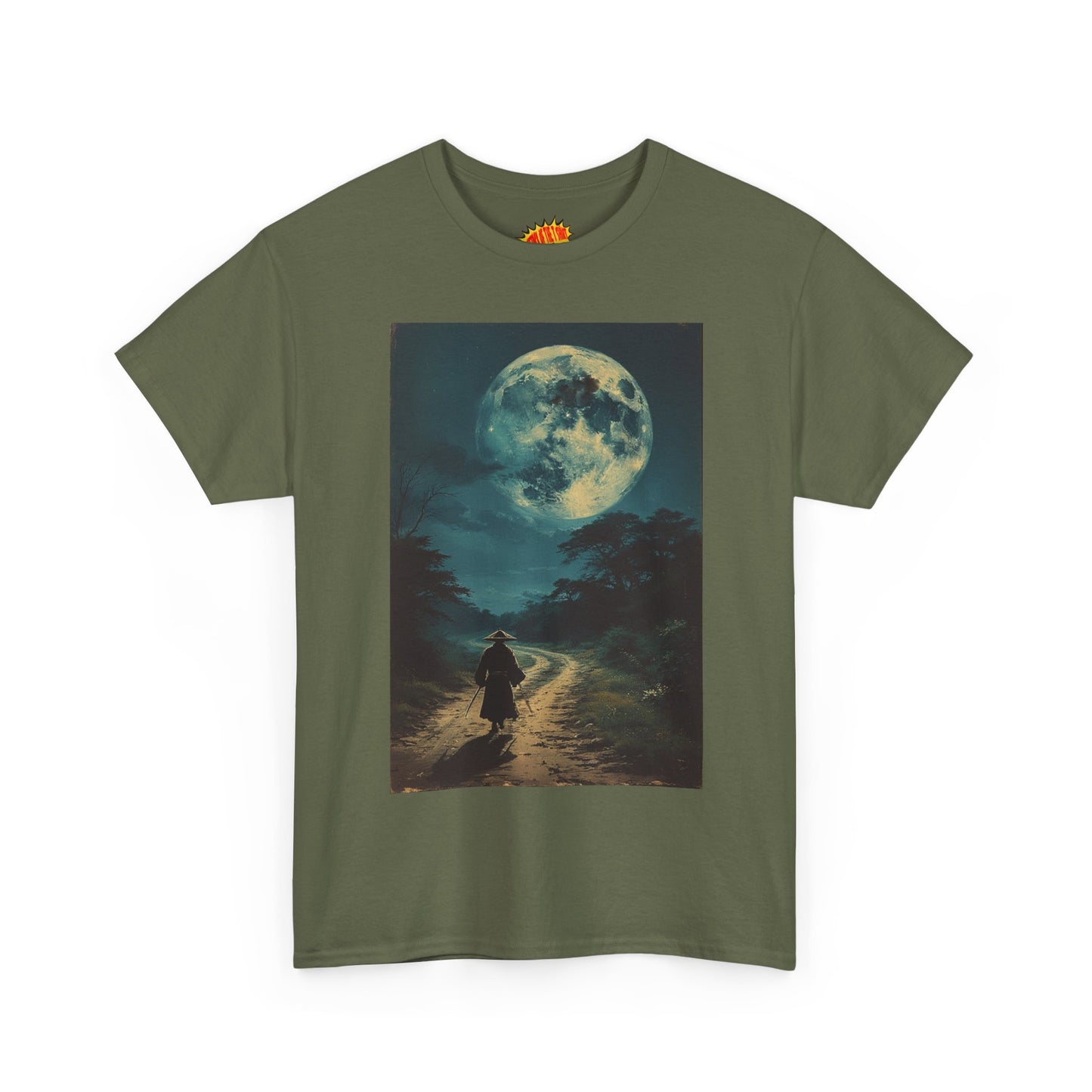 Walking Samurai w/Full Moon T-Shirt *Multiple Colors*