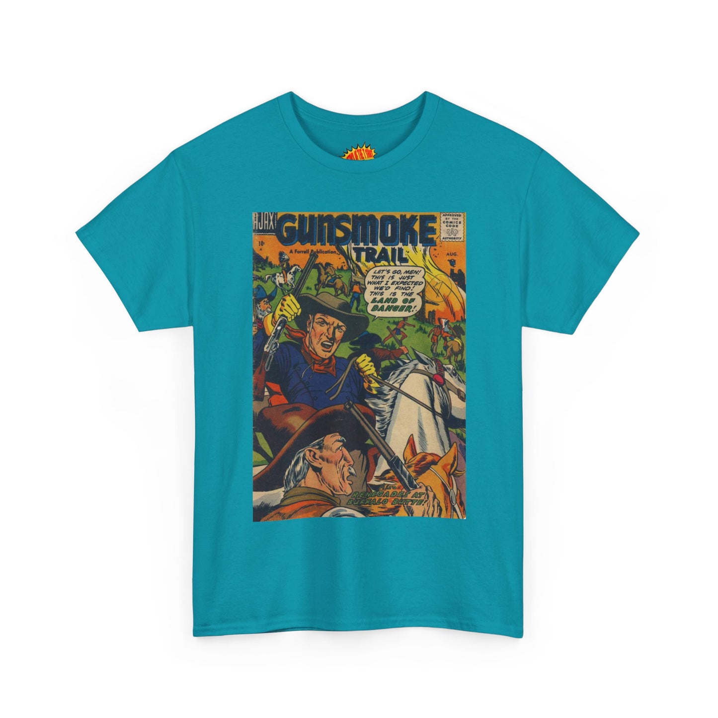 Gunsmoke Trail August Comic Tee Shirt *Multiple Colors*