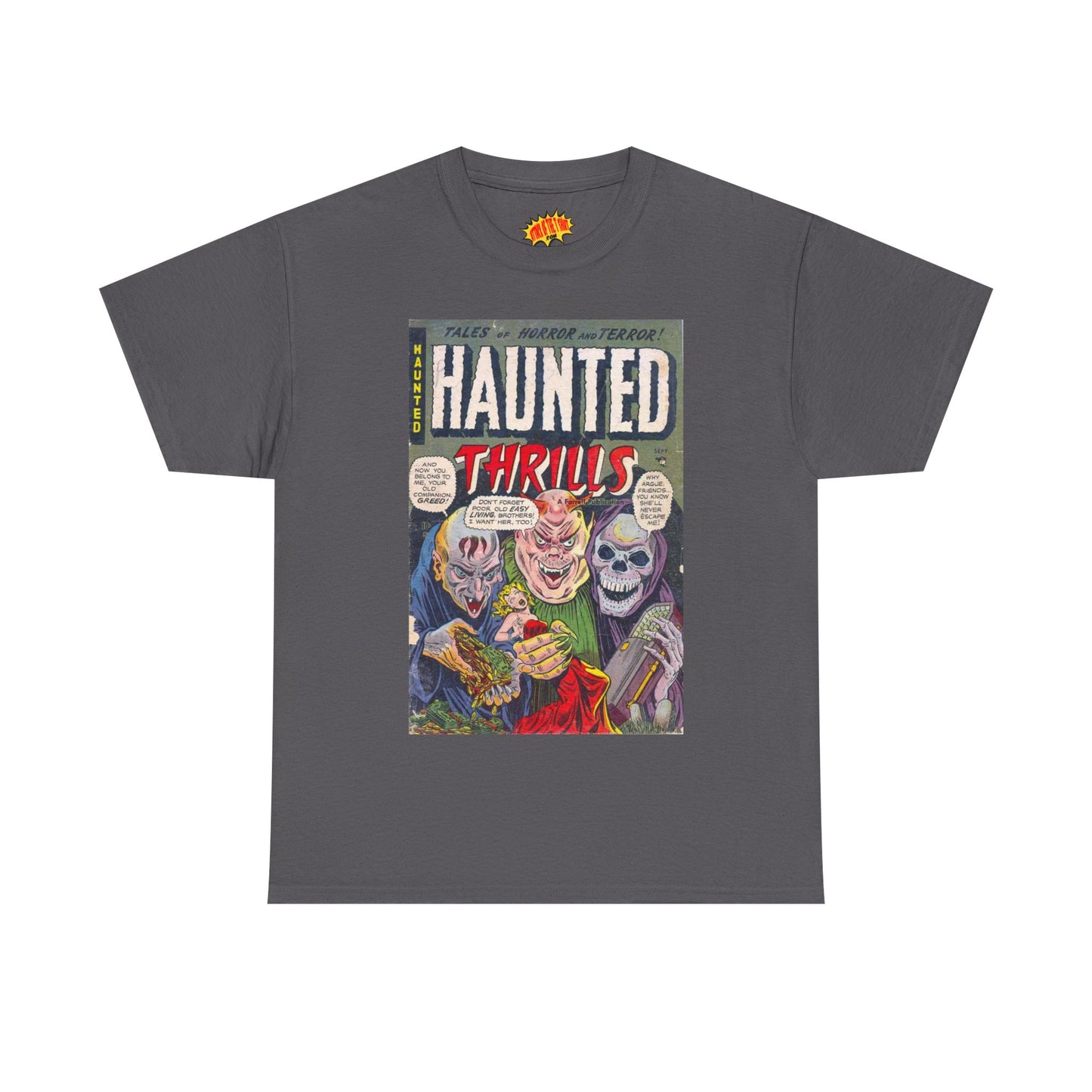 Haunted Thrills September Comic Tee Shirt *Multiple Colors*