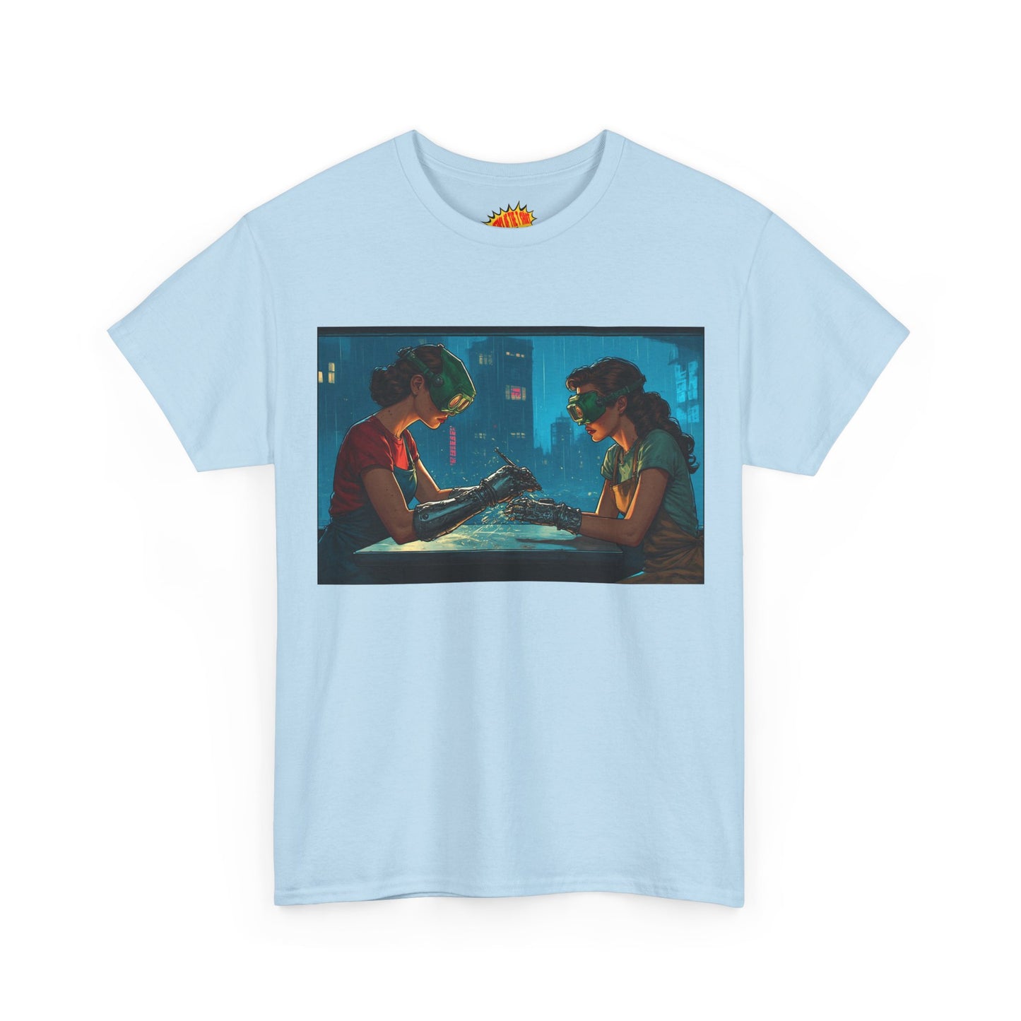 Cyberpunk Cyborg Hand Repair Scene T-Shirt *Multiple Colors*