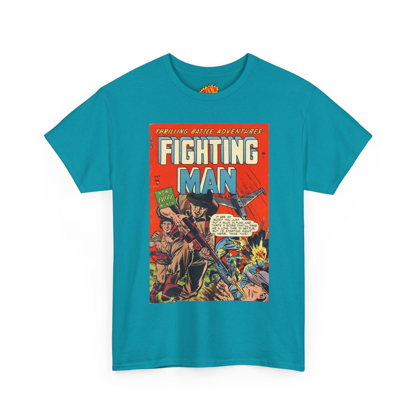 The Fighting Man May Comic Tee Shirt *Multiple Colors*