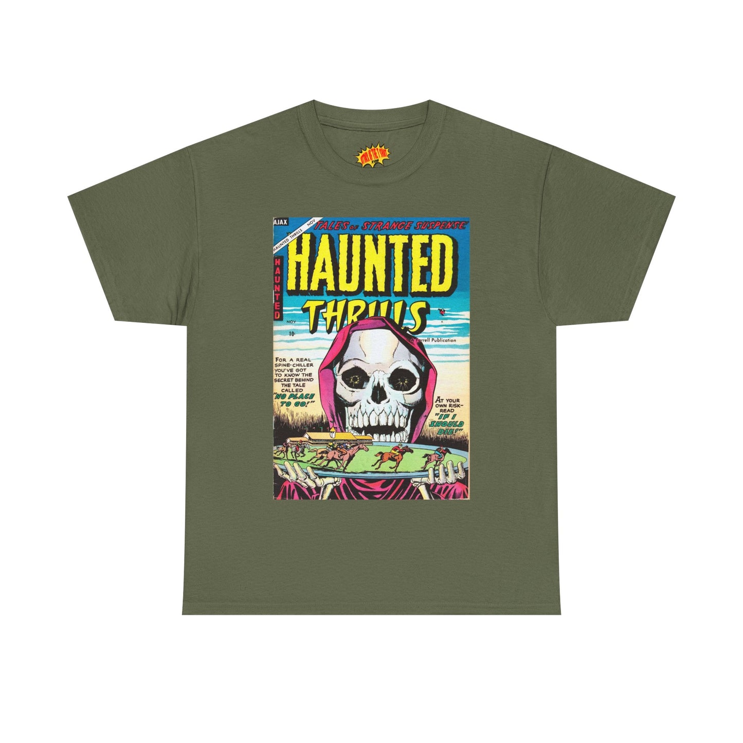 Haunted Thrills November Comic Tee Shirt *Multiple Colors*
