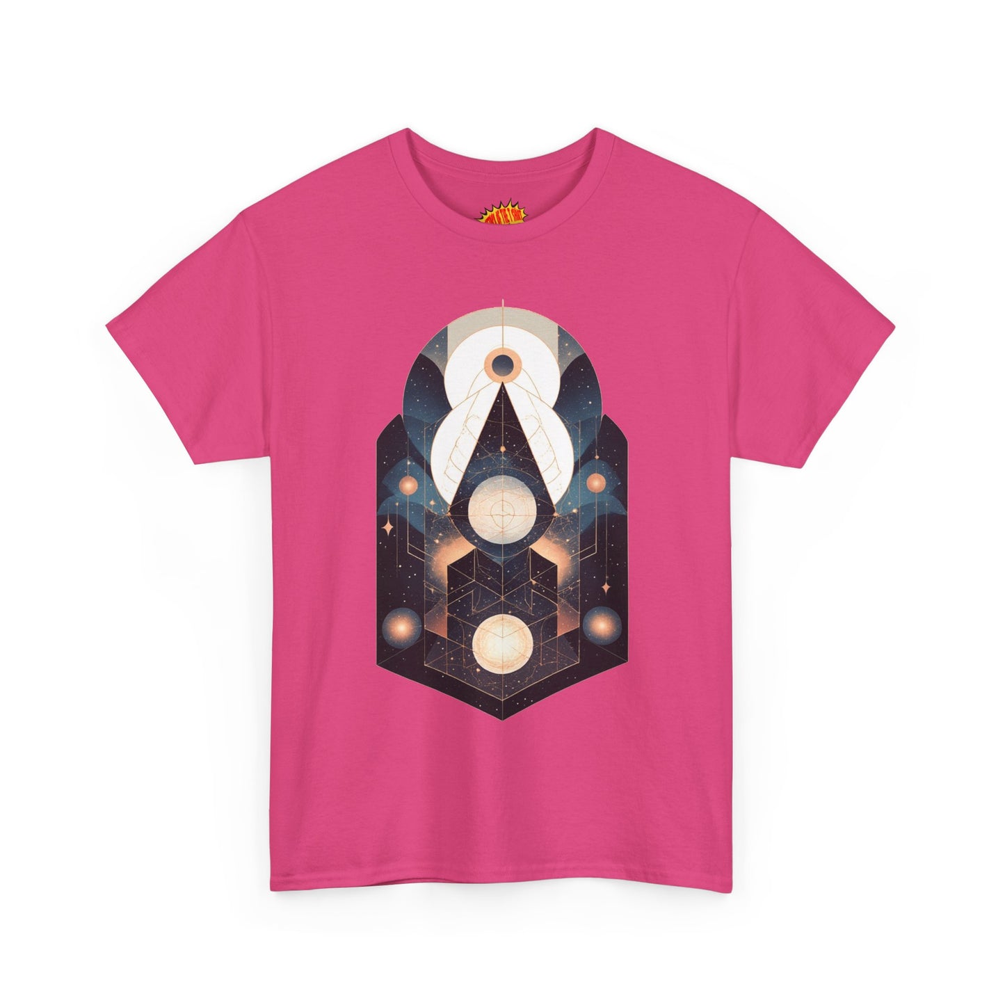 Geometric Space Art Pattern Graphic Tee Shirt *Multiple Colors*