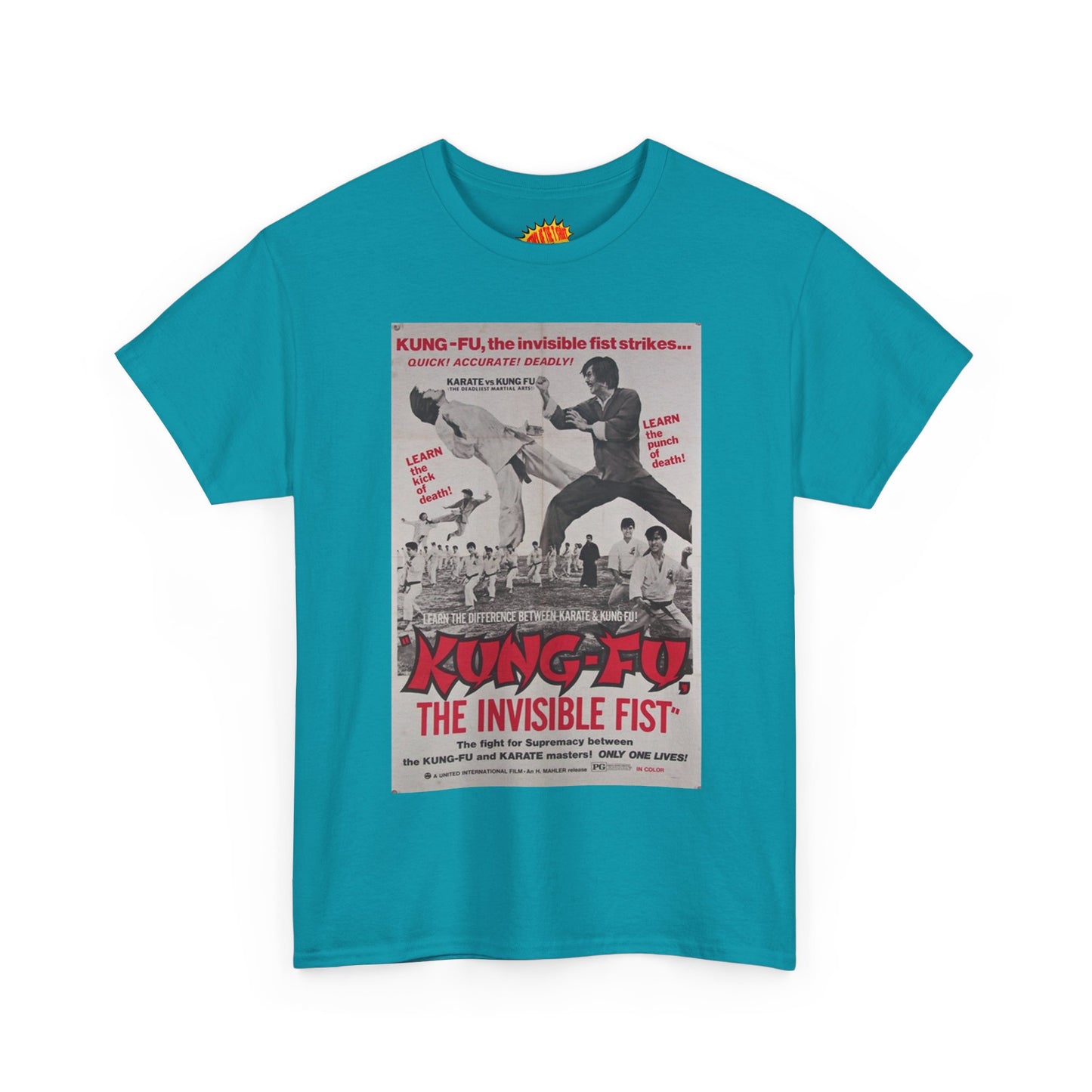 Kung Fu the Invisible Fist Movie Poster T-Shirt *Multiple Colors*