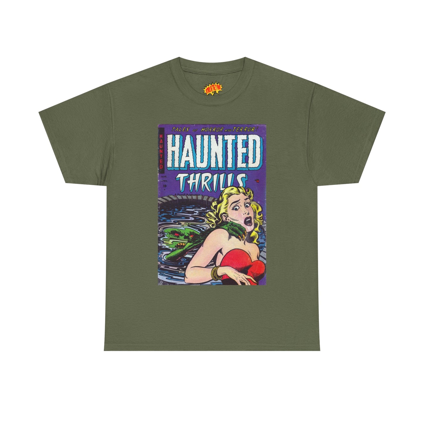 Haunted Thrills March - April Comic Tee Shirt *Multiple Colors*