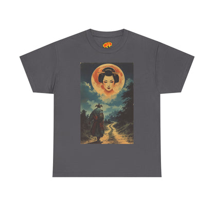 Samurai w/Blood Moon Woman T-Shirt