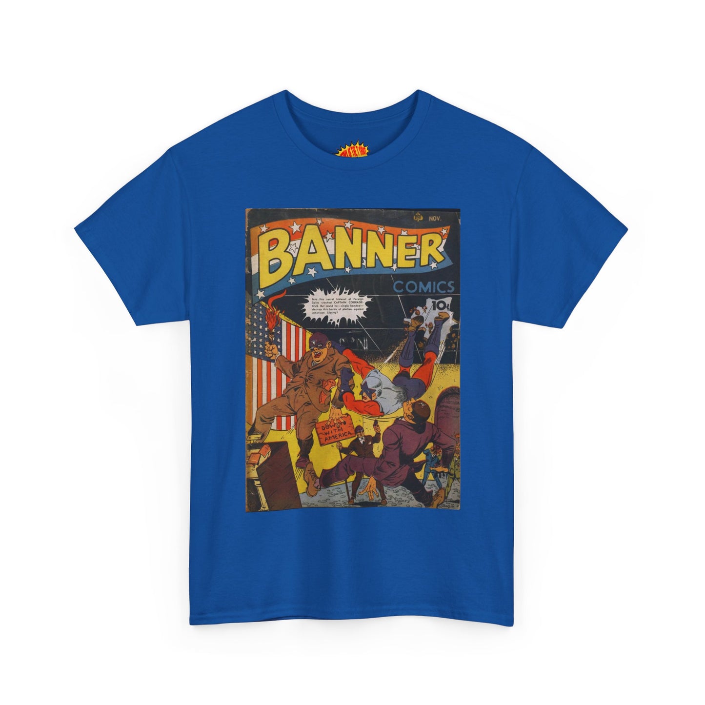 Banner Nov. Comic Tee Shirt *Multiple Colors*