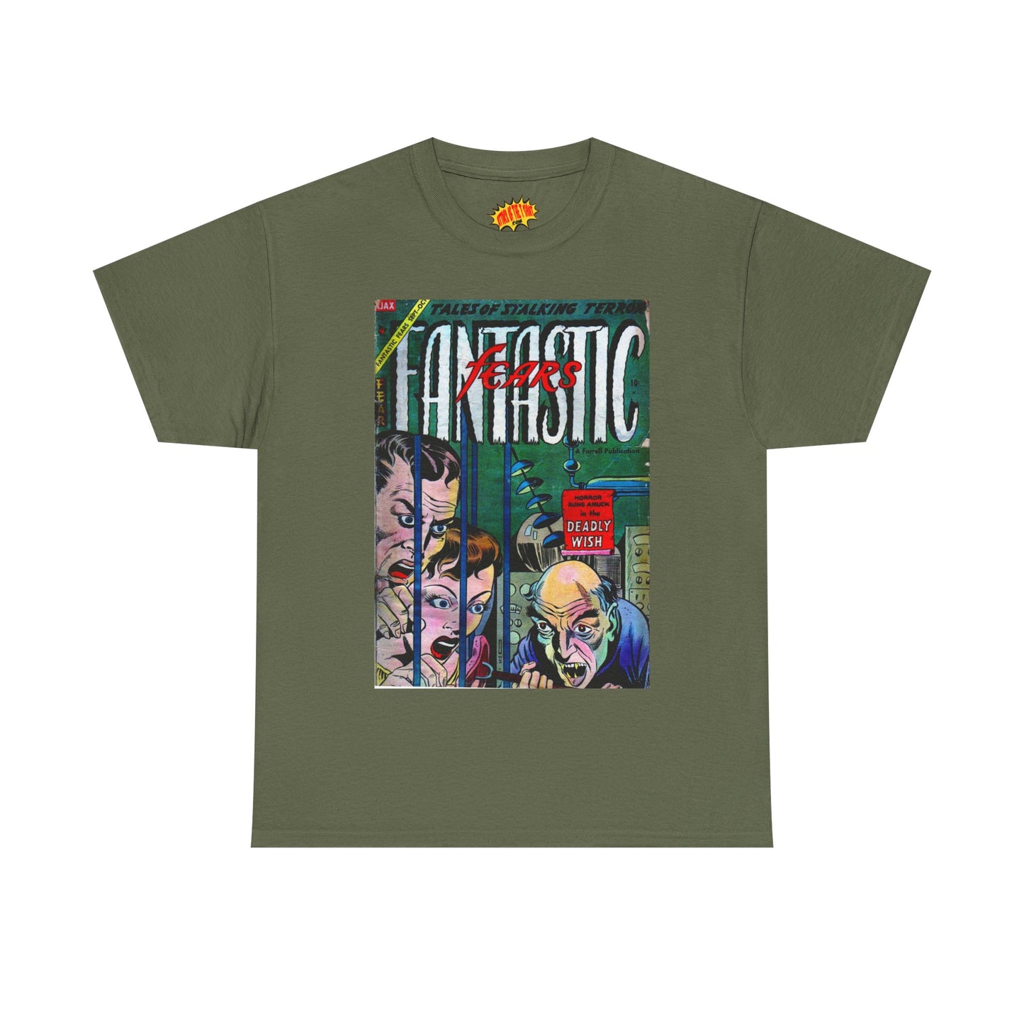 Fantastic Fears September - October Comic Tee Shirt *Multiple Colors*