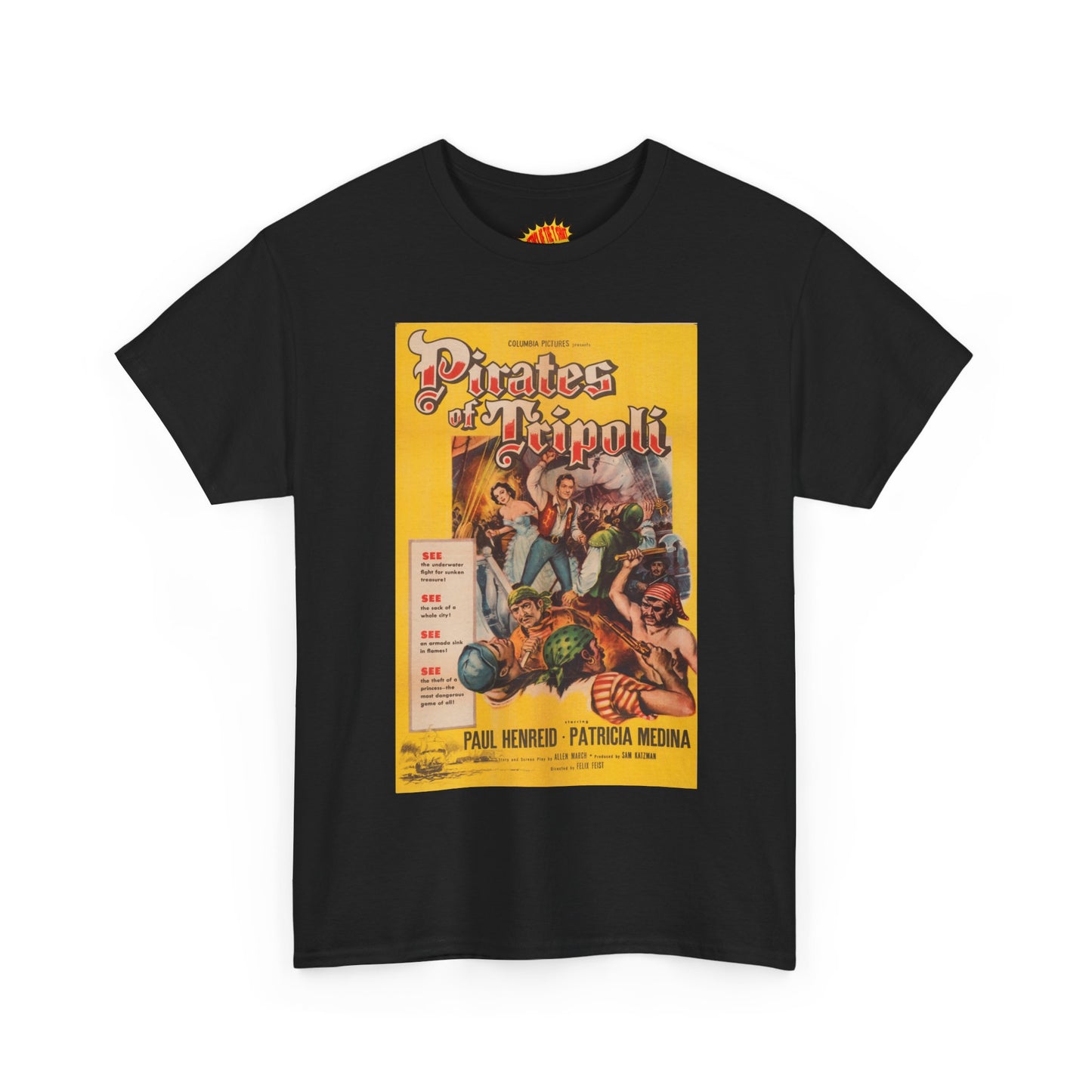 Pirates of Tripoli Movie Poster T-Shirt *Multiple Colors*