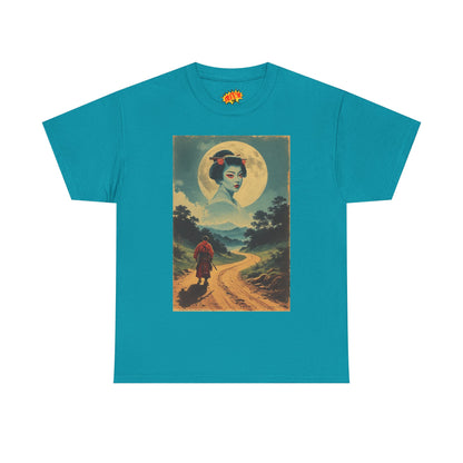 Walking Samurai w/Cloud Moon Woman T-Shirt