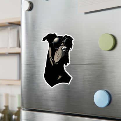 Dog with Sunglasses Durable Vinyl Decal Sticker