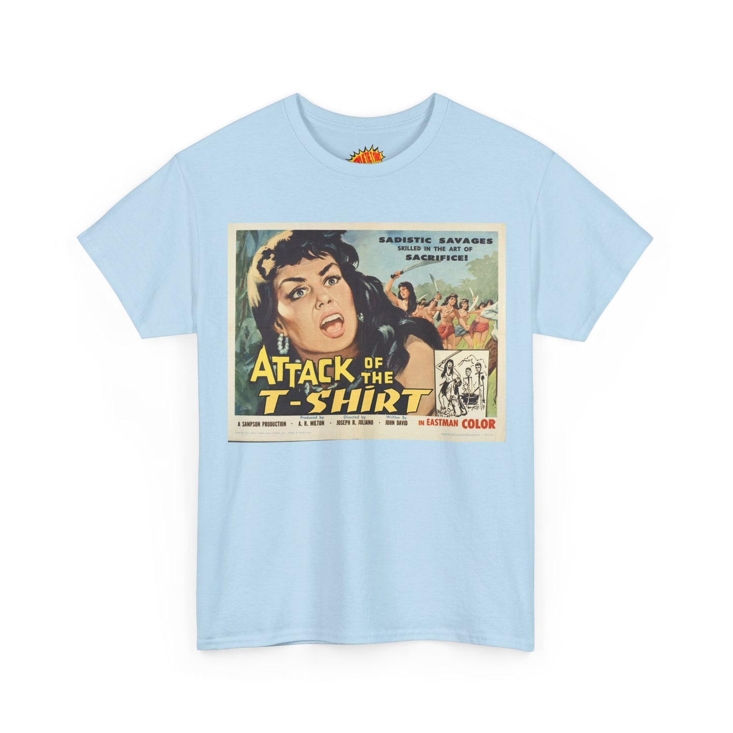 Attack of the T-Shirt Movie Poster T-Shirt