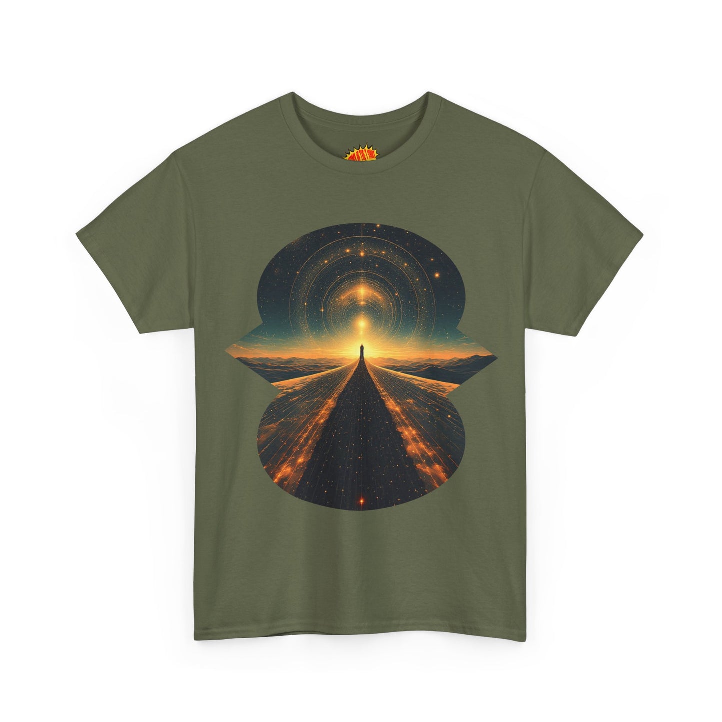 Cosmic Path Space Graphic Art Tee Shirt *Multiple Colors*