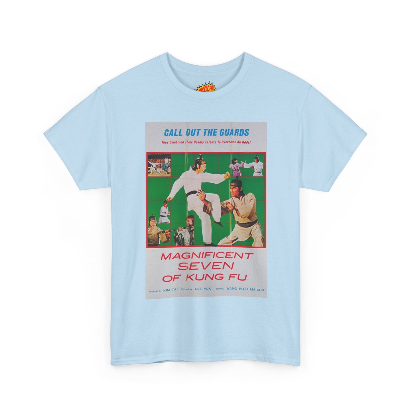 Magnificent Seven of Kung-Fu Movie Poster T-Shirt *Multiple Colors*