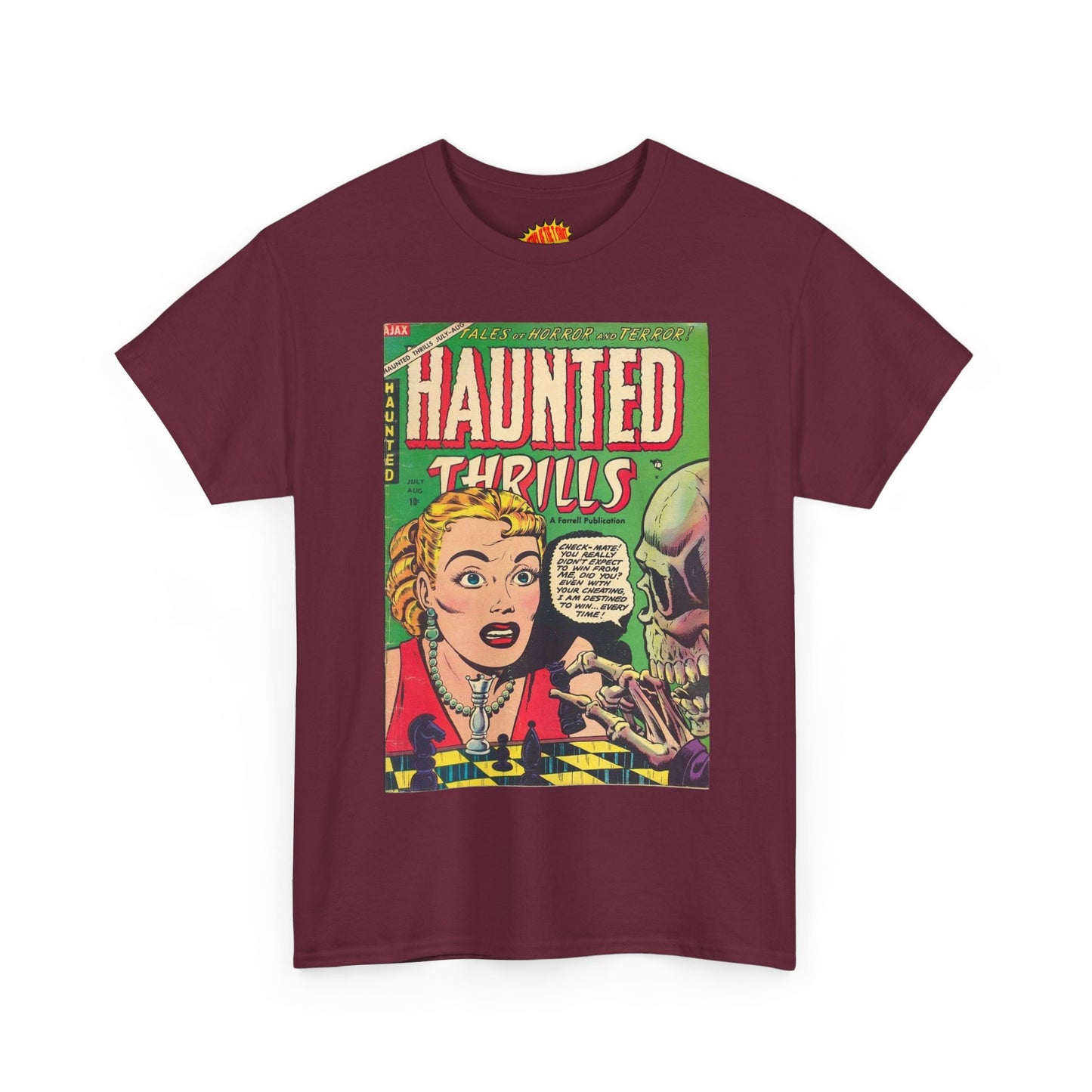 Haunted Thrills July - August Comic Tee Shirt *Multiple Colors*