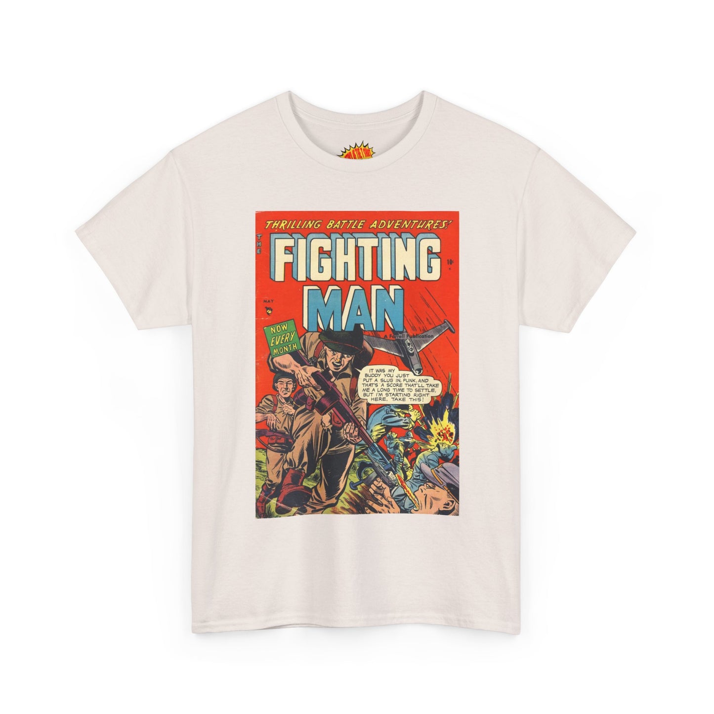 The Fighting Man May Comic Tee Shirt *Multiple Colors*