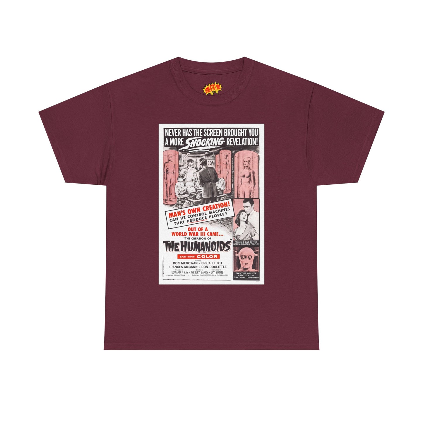 The Creation of the Humanoids Movie Poster T-Shirt *Multiple Colors*