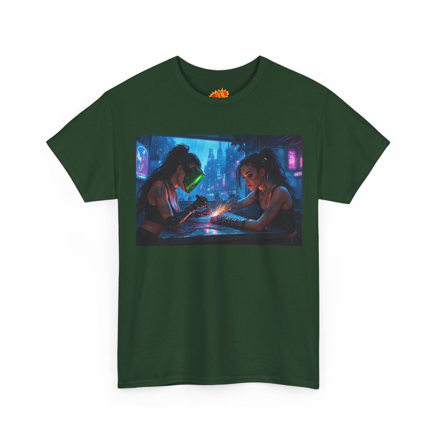Cyberpunk Hand Repair Scene T-Shirt *Multiple Colors*
