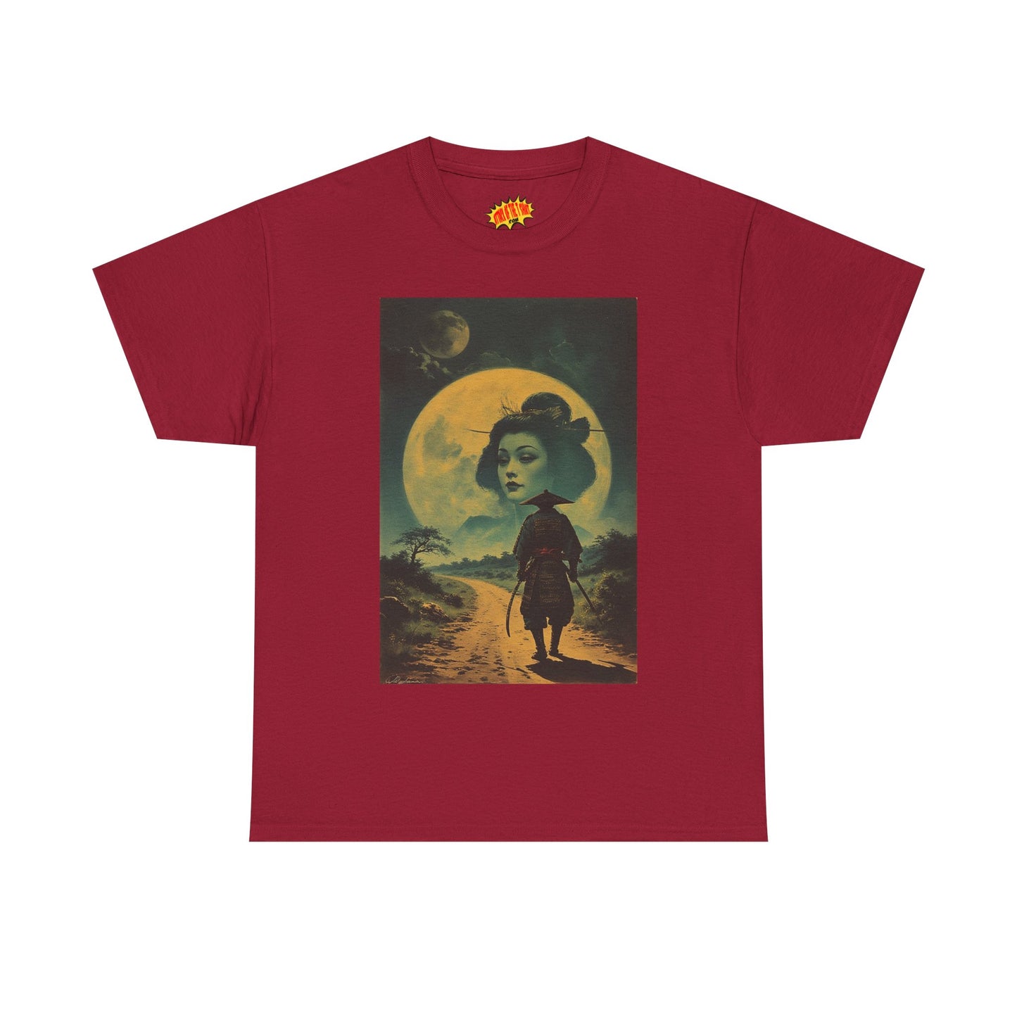 Samurai w/Double Moon Woman T-Shirt *Multiple Colors*