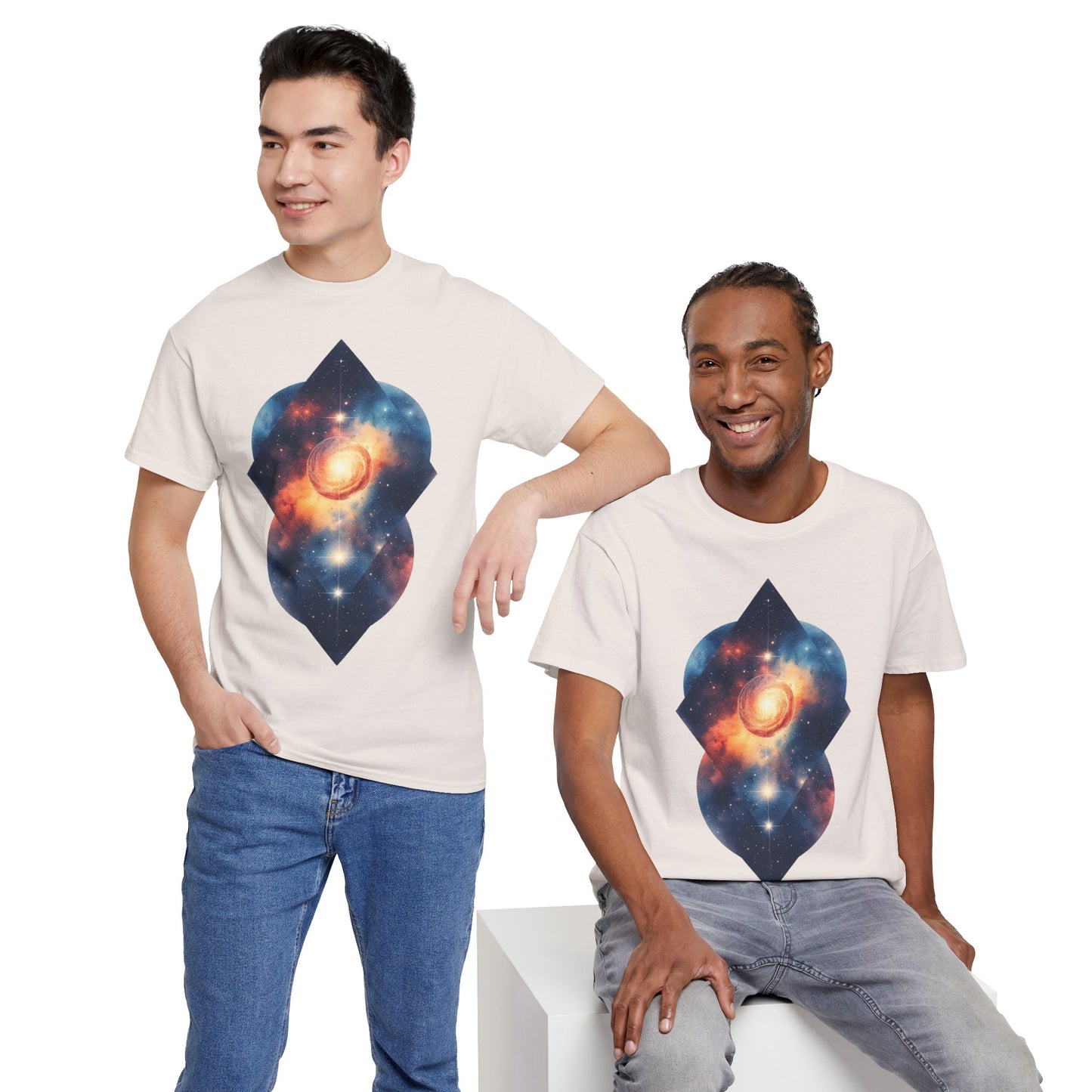 Double Diamond Nebula Graphic Space Art Tee Shirt *Multiple Colors*