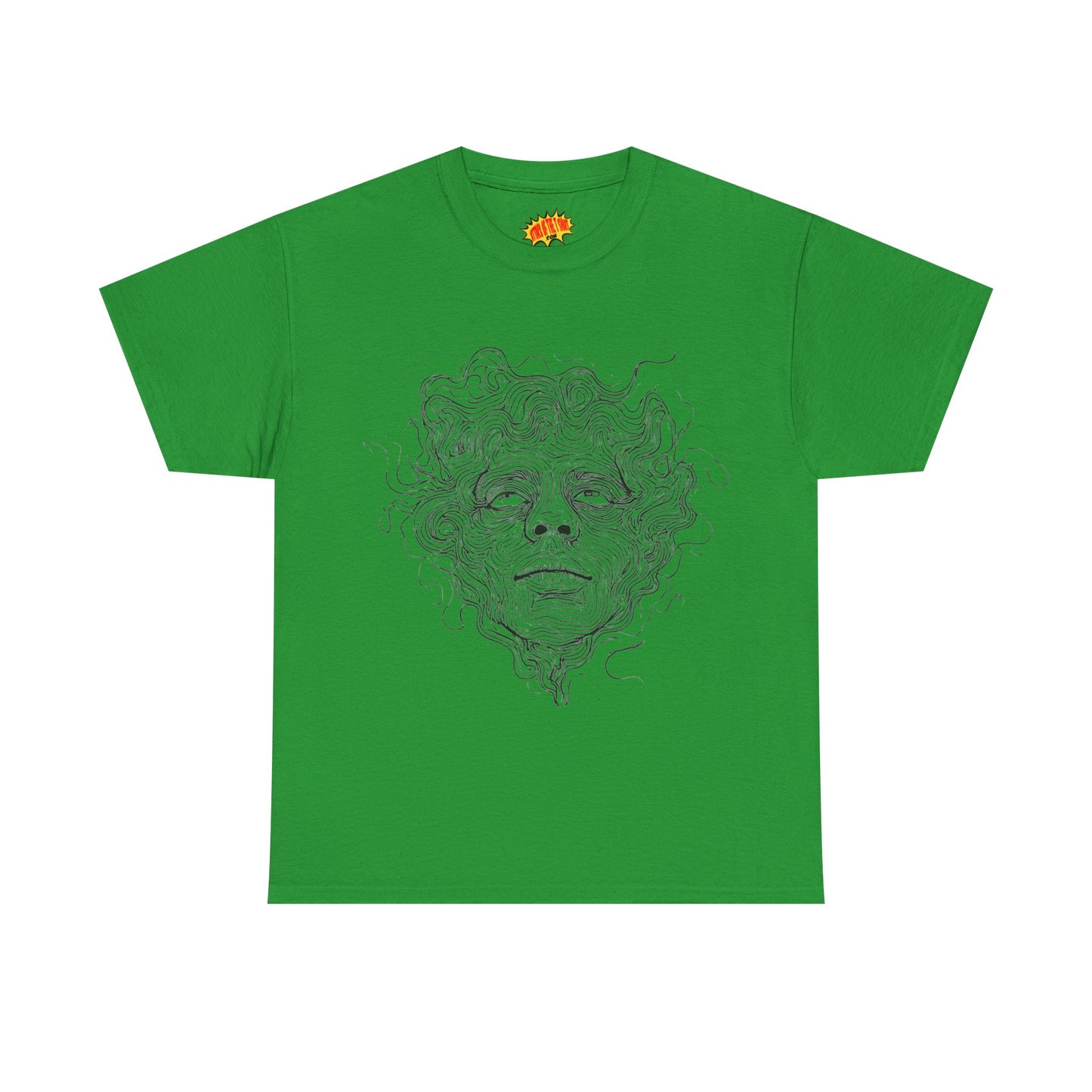 Human Face Line Drawing Graphic Art Tee Shirt *Multiple Colors*
