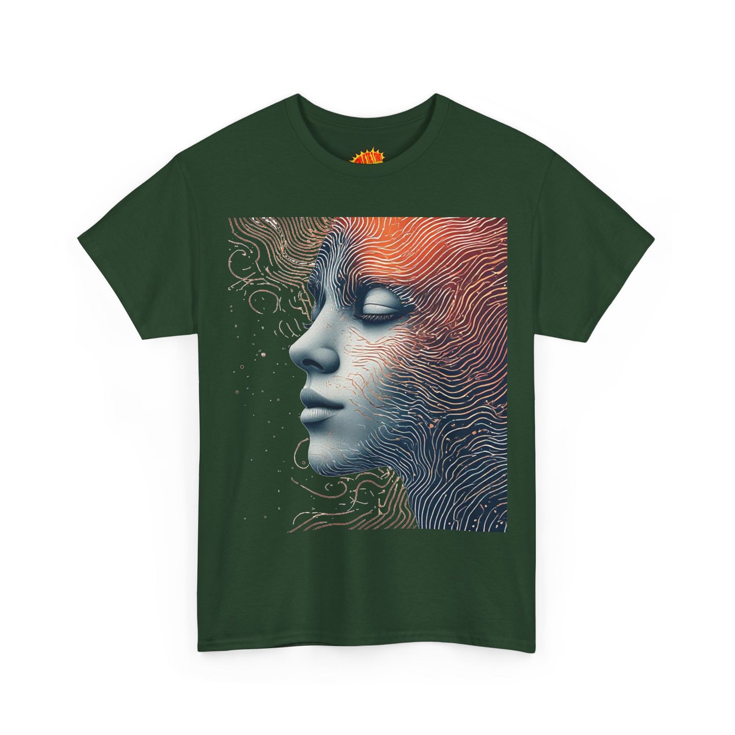 Graphic Art Face Tee Shirt *Multiple Colors*