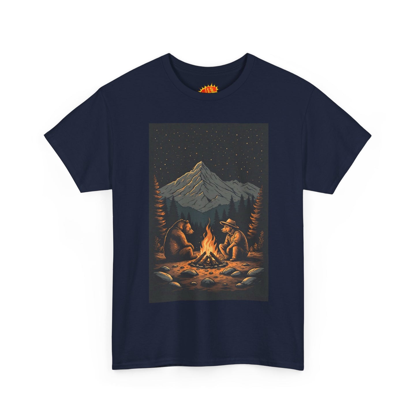 Mountain Bears Campfire Scene T-Shirt *Multiple Colors*