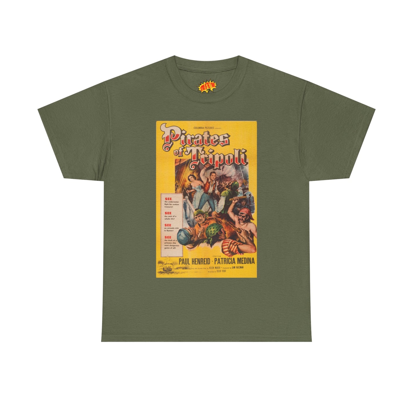 Pirates of Tripoli Movie Poster T-Shirt *Multiple Colors*